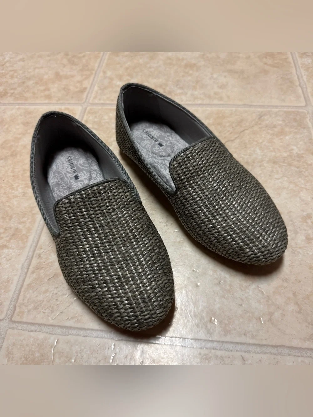 Birdies The Starling Raffia Loafers in Seafoam Size 5.5